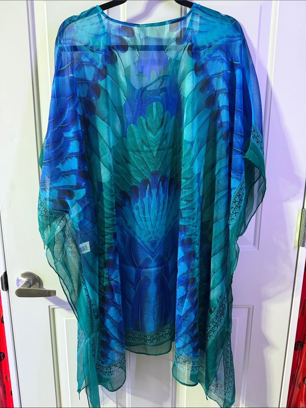 NWT Bon Voyage resortwear kaftan swimsuit cover-up - Picture 5 of 6